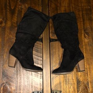 Merona Black Heeled Boots